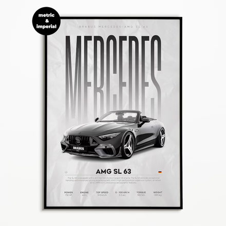 Brabus Mercedes AMG SL 63 